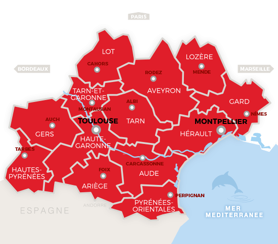 carte occitanie simplifiee crt occitanie